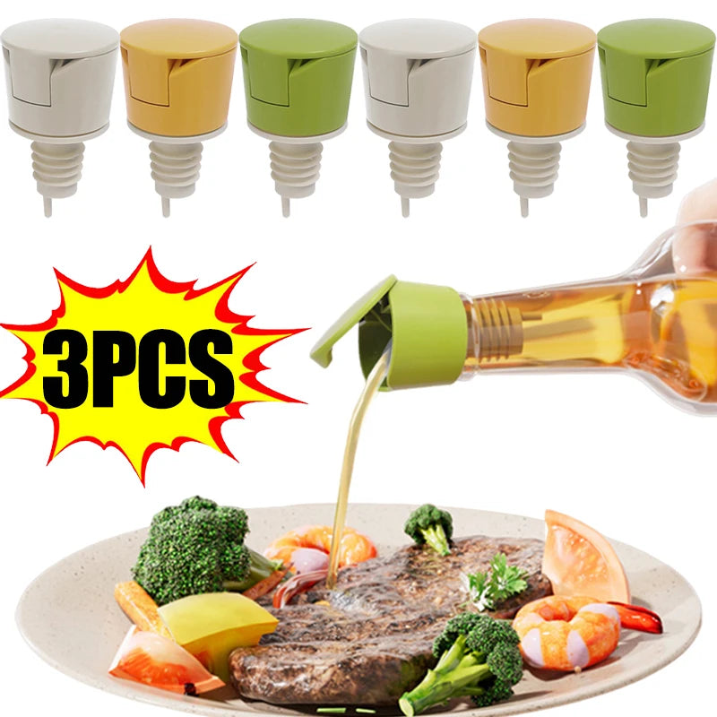 3PCS Leak-proof Oil Bottle Stopper