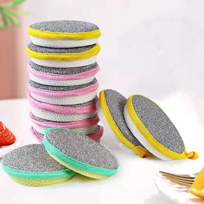 Double-Sided Dishwashing Sponges for Household Cleaning