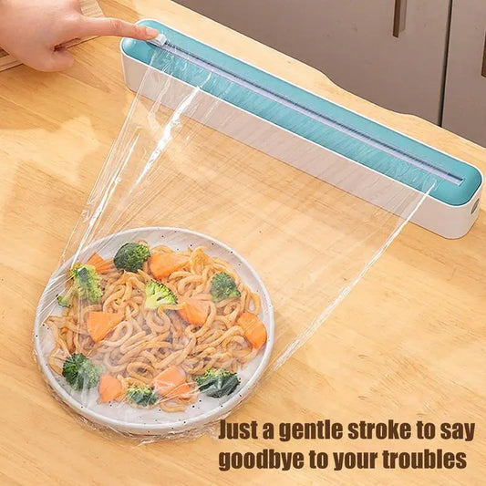 Magnetic Refillable Wrap & Foil Dispenser with Cutter