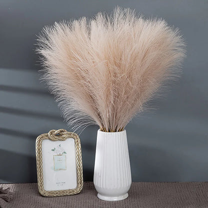 Fluffy Pampas Grass Boho Decor Fake Plant