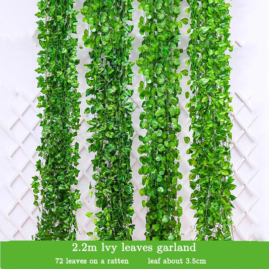 2.1m Artificial Green Ivy Garland Wall Hanging Vine