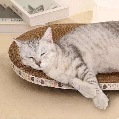 Ultimate Corrugated Cat Scratcher: Toy, Bed, and Furniture Protector in One!