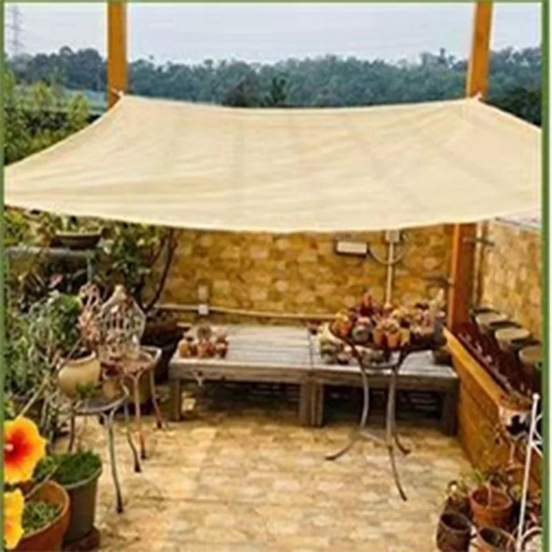 Outdoor Garden Sunshade Net - HDPE UV Protection for Terrace and Camping