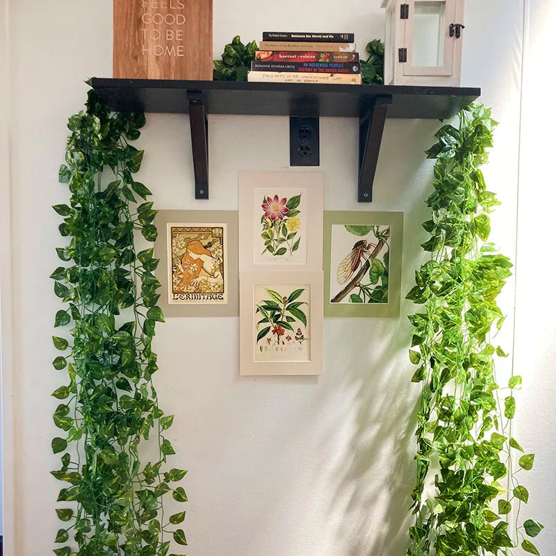 2.1m Artificial Green Ivy Garland Wall Hanging Vine