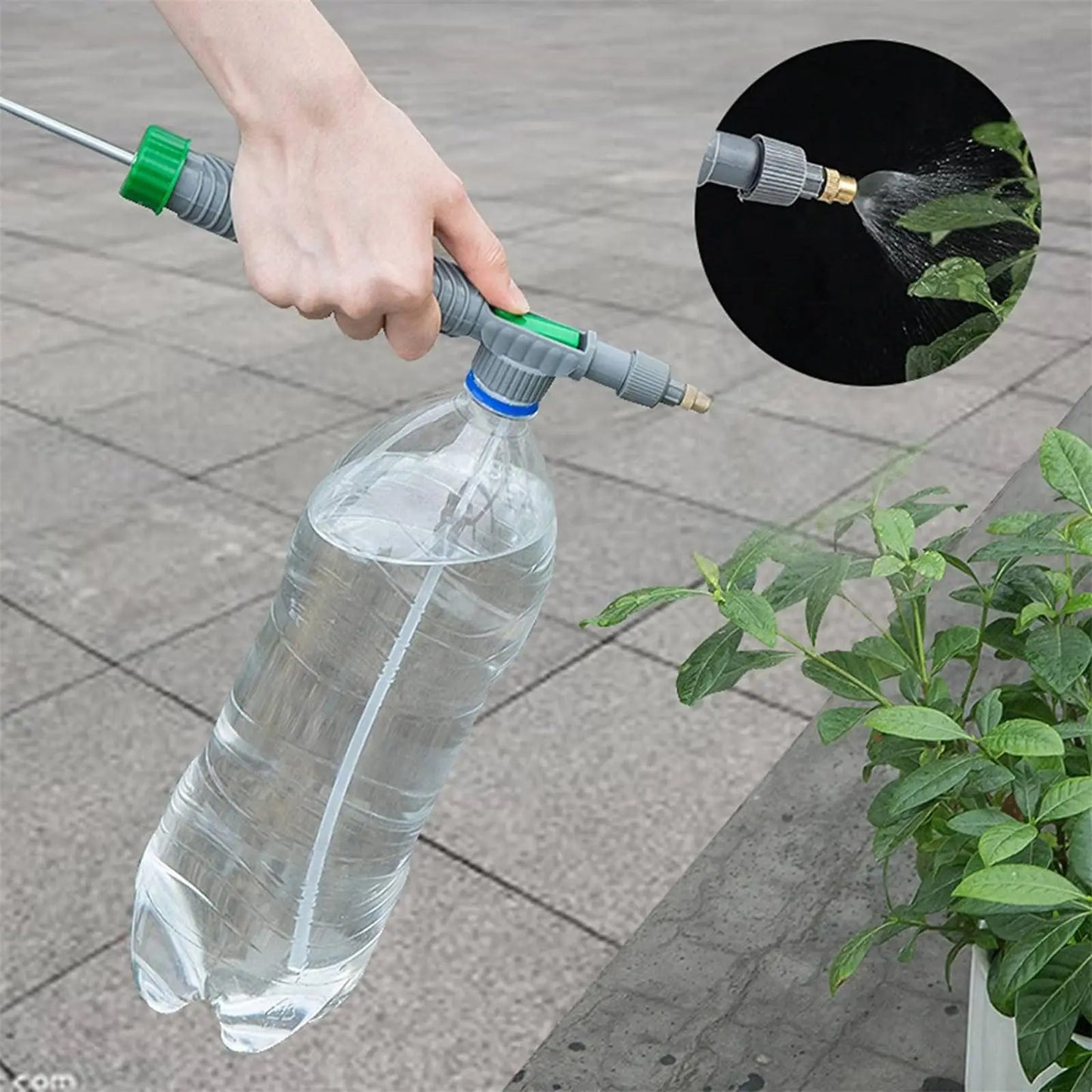 High Pressure Manual Sprayer with Adjustable Nozzle for Garden Watering