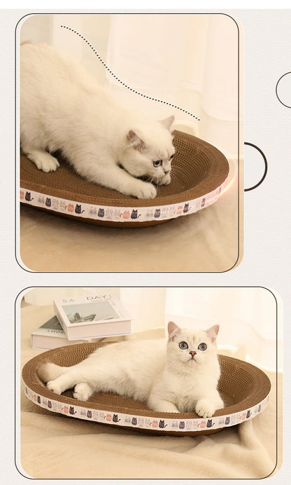 Ultimate Corrugated Cat Scratcher: Toy, Bed, and Furniture Protector in One!