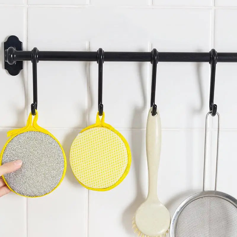 Double-Sided Dishwashing Sponges for Household Cleaning