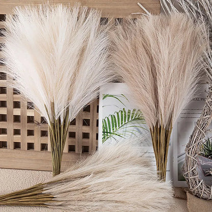 Fluffy Pampas Grass Boho Decor Fake Plant