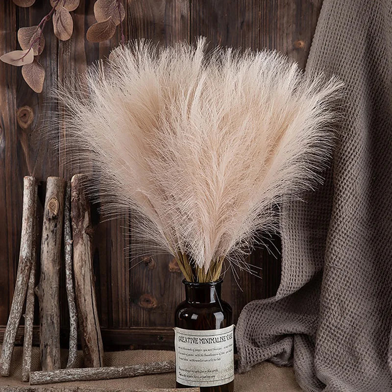 Fluffy Pampas Grass Boho Decor Fake Plant