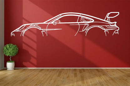 Car Silhouette Wall Art Sticker