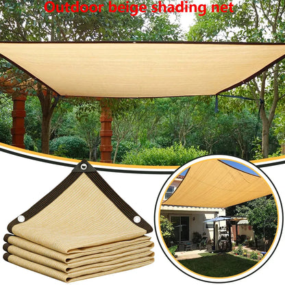 Outdoor Garden Sunshade Net - HDPE UV Protection for Terrace and Camping