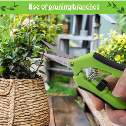 Gardening Pruning Shears - Secateurs for Bonsai, Fruit Picking, and Weeding