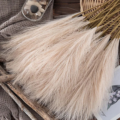 Fluffy Pampas Grass Boho Decor Fake Plant