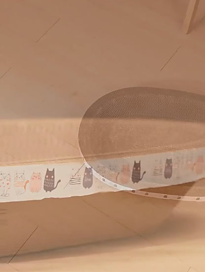 Ultimate Corrugated Cat Scratcher: Toy, Bed, and Furniture Protector in One!